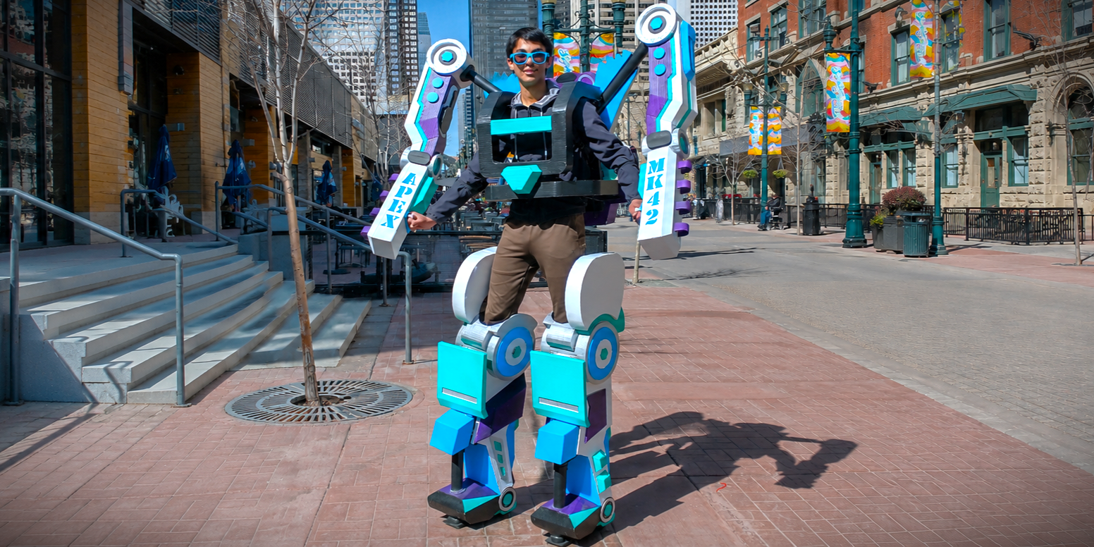 Bipedal exosuit