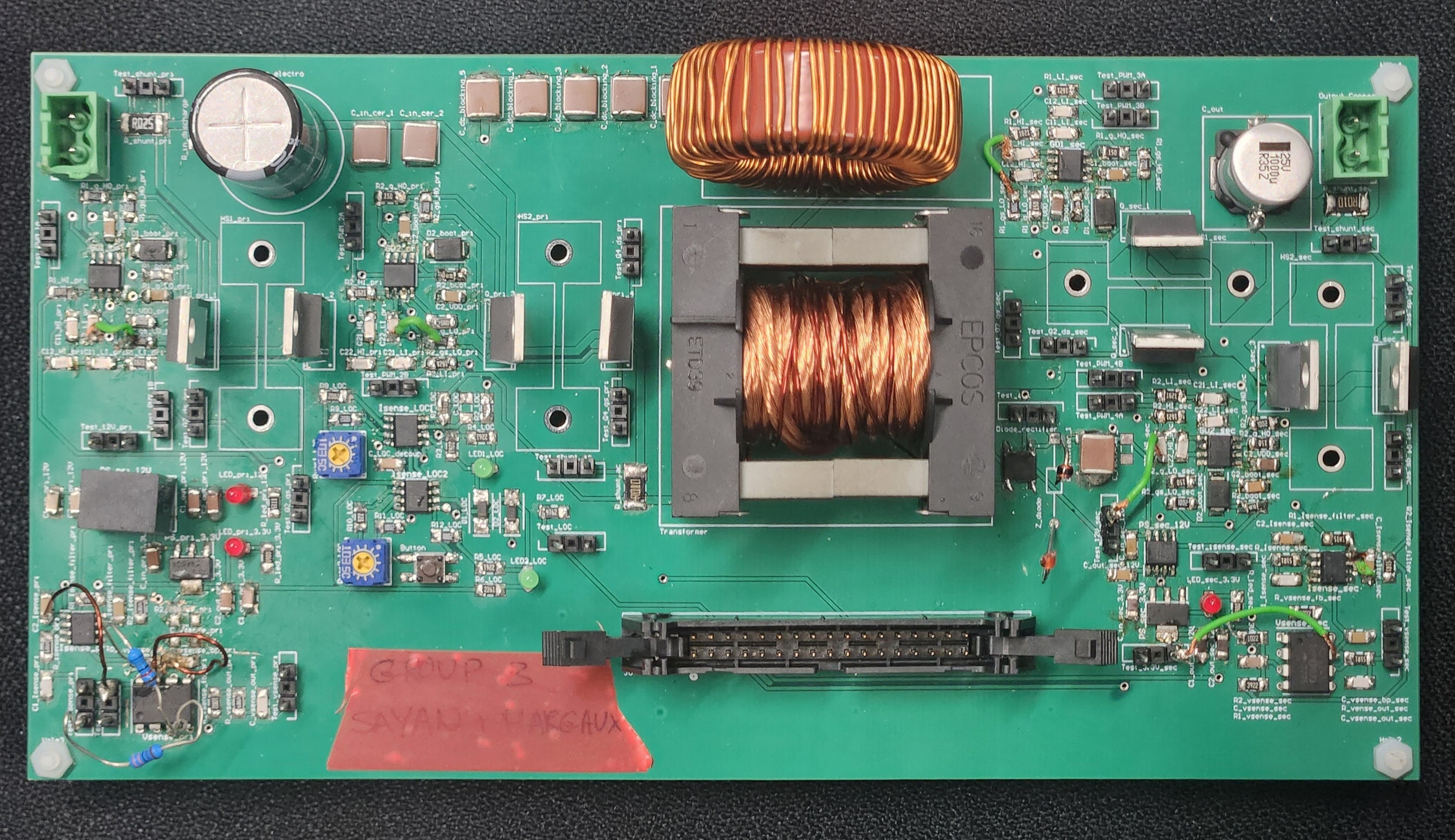 DAB converter PCB